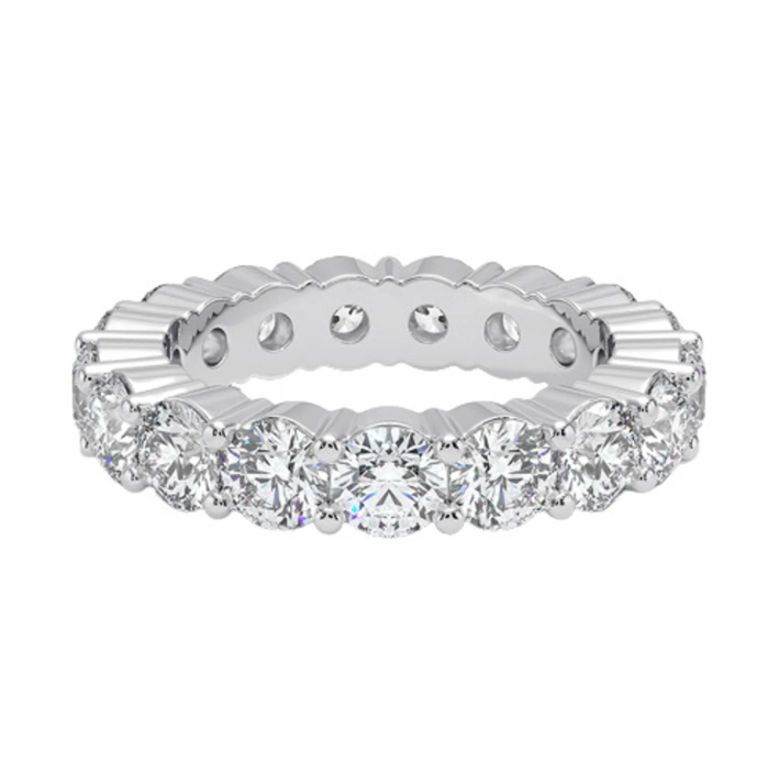 Round Diamond Eternity Band
