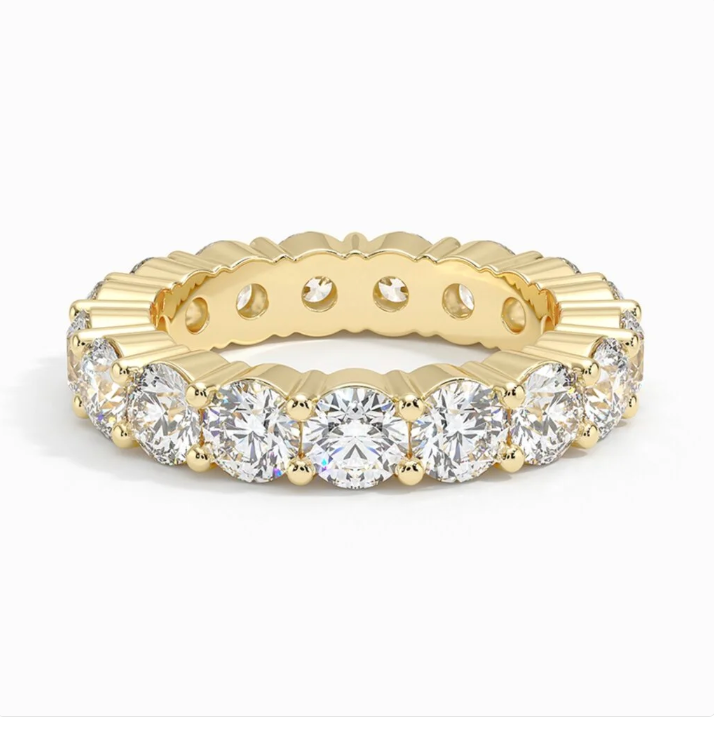 Round Diamond Eternity Band