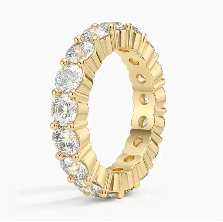 Round Diamond Eternity Band